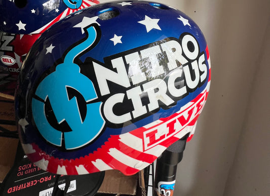 BEAVER FLEMING NITRO CIRCUS LIVE HELMET