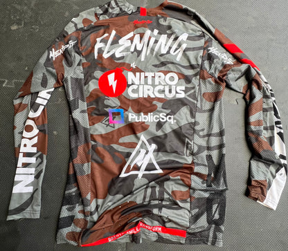 BEAVER CAMO MENDID NITRO CIRCUS JERSEY 20th ANNIVERSARY TOUR