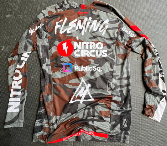 BEAVER CAMO MENDID NITRO CIRCUS JERSEY 20th ANNIVERSARY TOUR
